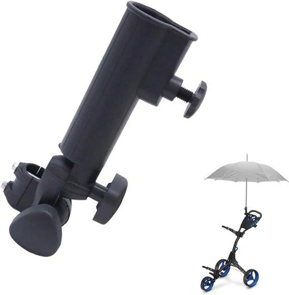 Support de Chariot de Golf en Nylon Noir Durable - Accessoire Universel