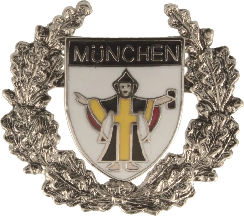 Distintivo per Cappello Münchner Kindl Hut-Breiter con Ghirlanda - 1