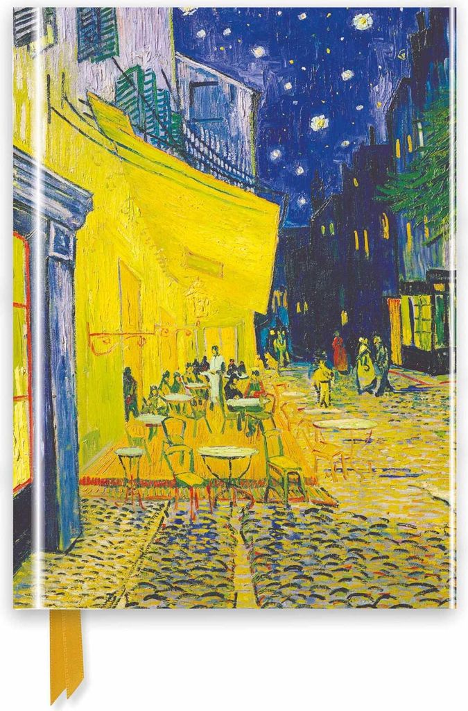 Vincent Van Gogh: Café Terrace (Foiled Journal)