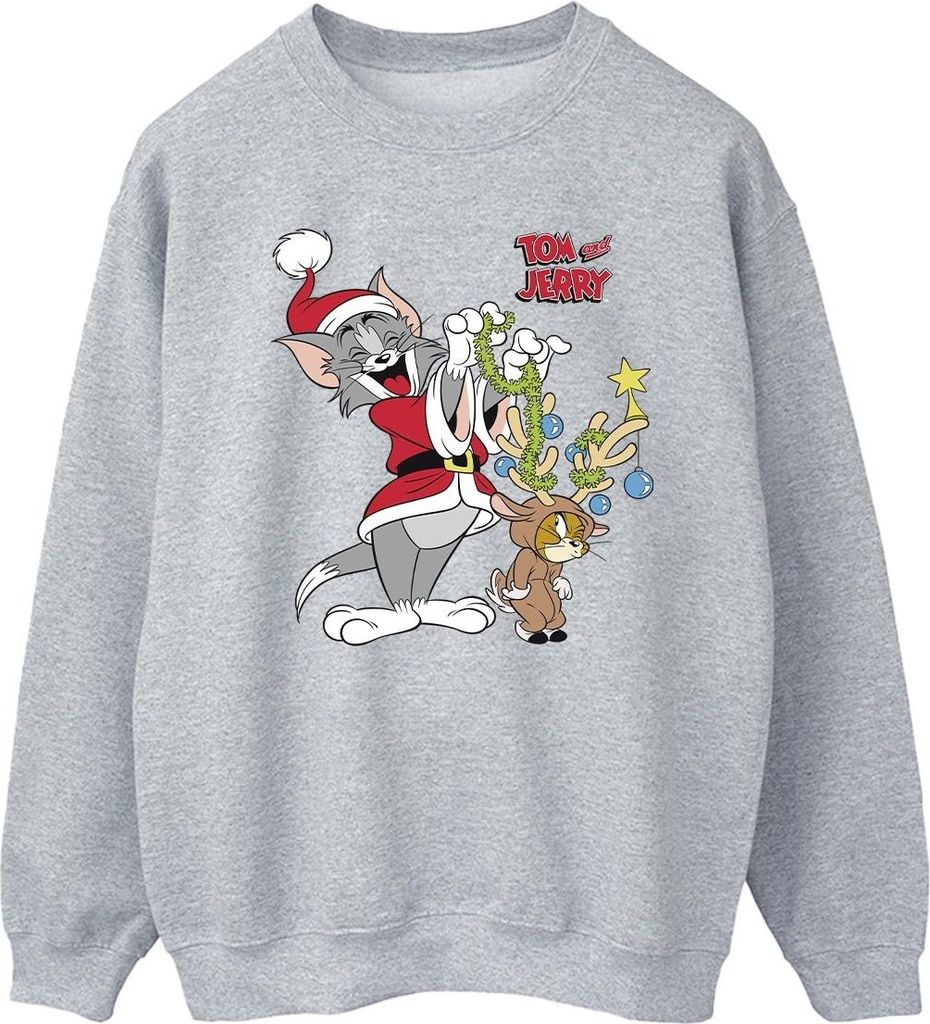 Tom & Jerry - Sweatshirt für Herren BI47144 (4XL) (Grau)