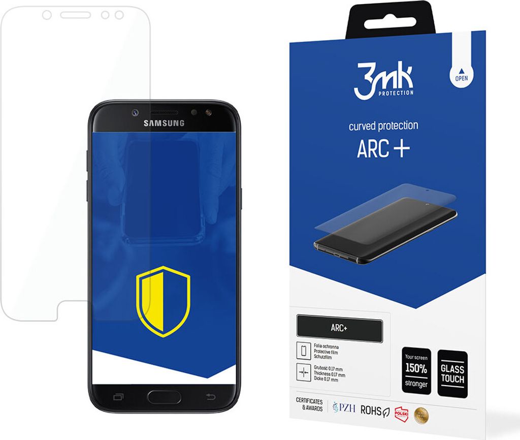 3mk Display Schutzfolie ARC+ für Samsung Galaxy J7 2017 0,17mm Self-Heal