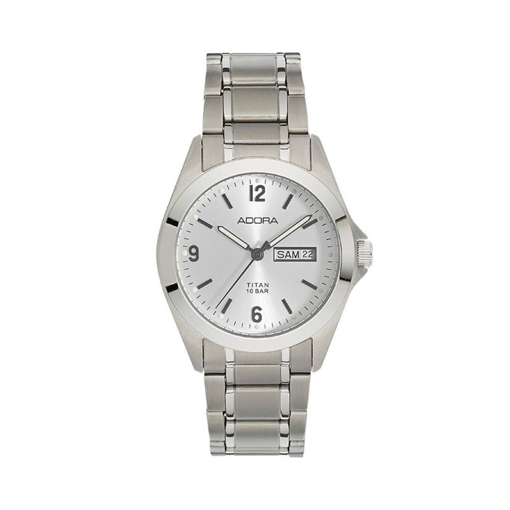 Adora Herren Armbanduhr Ø 38mm Titan Datum Faltschließe 10 Produktbild 