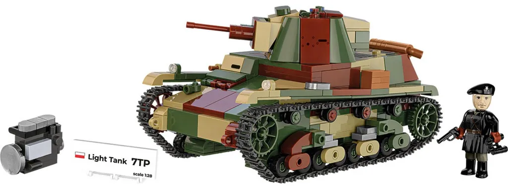 Char 7TP Cobi 2661 : Maquette sans Colle Durable et Facile à Assembler