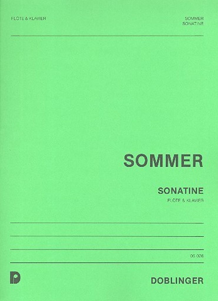 Sonatine für Flöte und Klavier