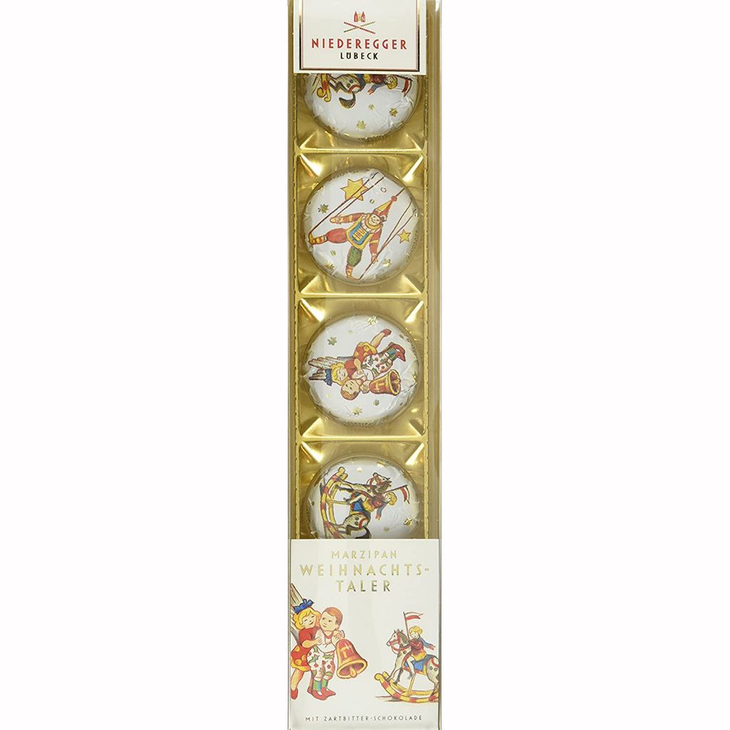 Niederegger Marzipan Weihnachtstaler Marzipan Pralinen 100g Produktbild 