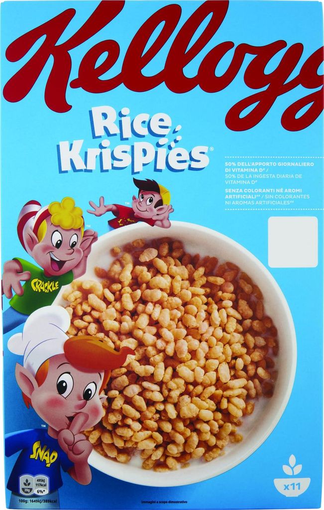 Kellogg's Rice Krispies Puffreis Mit Vitaminen und Produktbild 