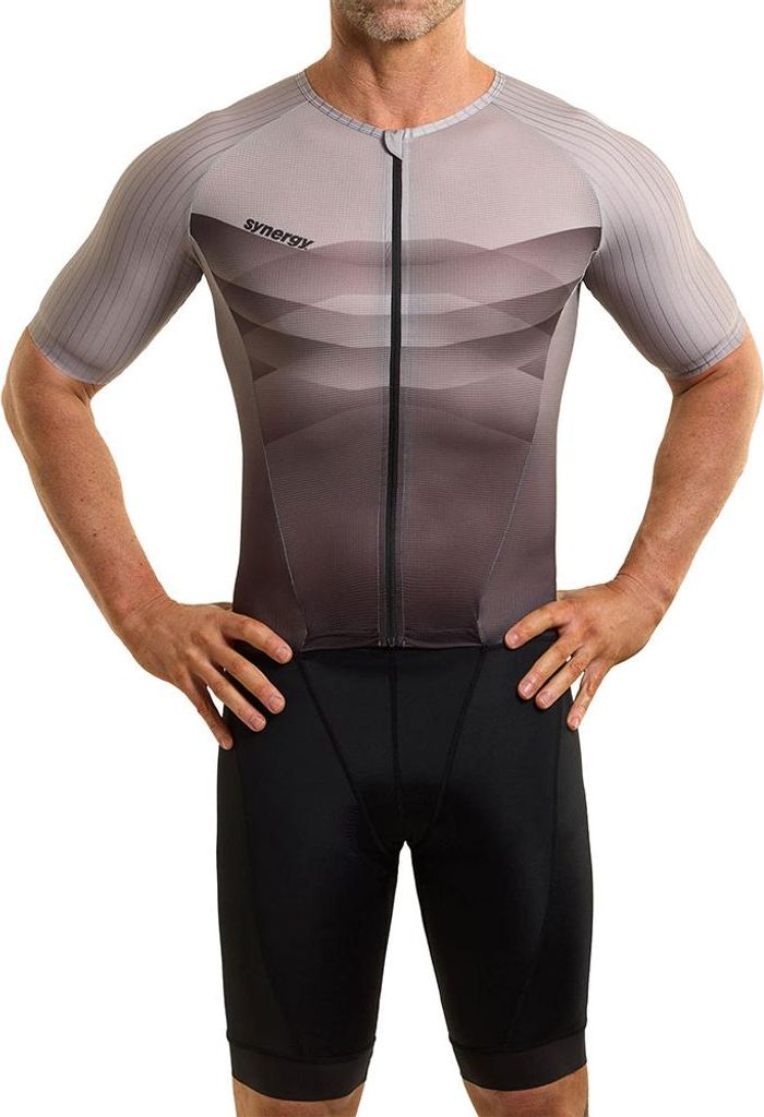 Synergy Pro 2.0 Kurzarm-trisuit Grau S Herren Grau S