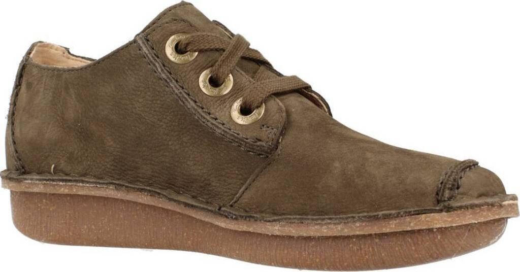 Clarks Komfort Schnürschuhe Damen 31363137313835 Oliv 38 EU Produktbild 10