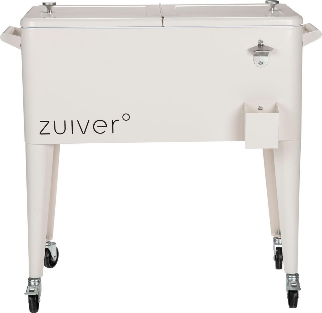Zuiver Cooler Be Cool Kühlbox/ Kühlwagen Garten Creme