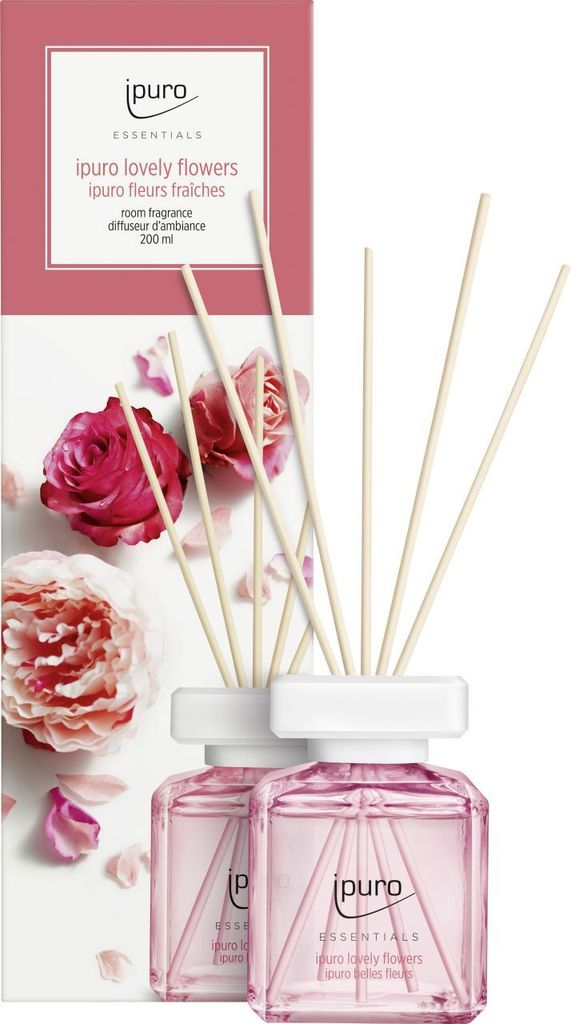 ipuro ESSENTIALS lovely flowers, Duftflasche, Produktbild 