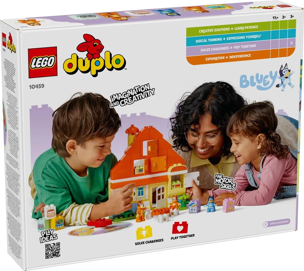 Maison de Famille de Bluey LEGO 10459, Jeu de Construction Éducatif