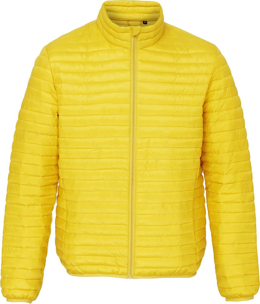 2786 Herren Tribe Stepp-Jacke mit Stehkragen RW3846 (2XL) (Kräftiges Gelb)