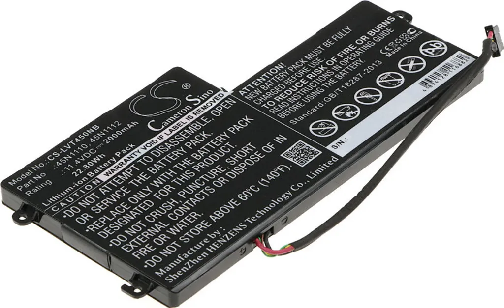 Batterie Ordinateur Portable pour Lenovo ThinkPad T440 et S540 Lithium