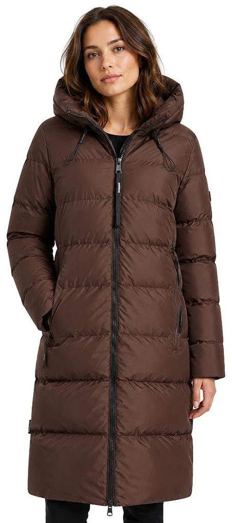 Geographical Norway damesparka APRIL, bruin, maat 2XL Productafbeelding 
