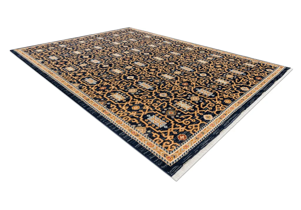 Tapis d'Orient Classique en Laine Keshan Multicolore 80x145 cm Chic