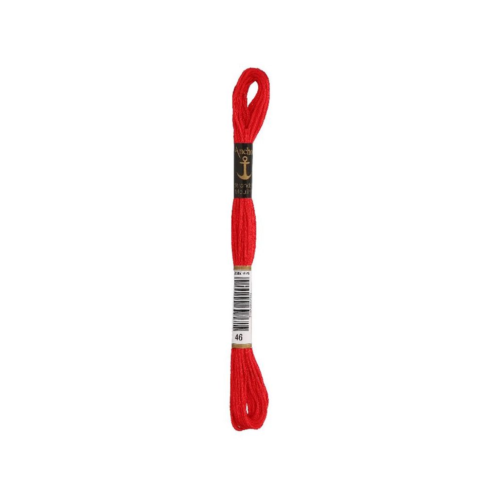 Anchor Sticktwist 4635000-00046 filo da ricamo rosso, 100 % Immagine del prodotto 
