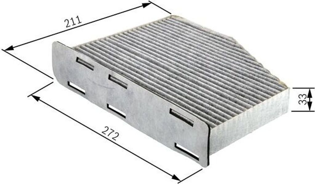 Bosch Filter, Innenraumluft  1 987 432 097 Produktbild 