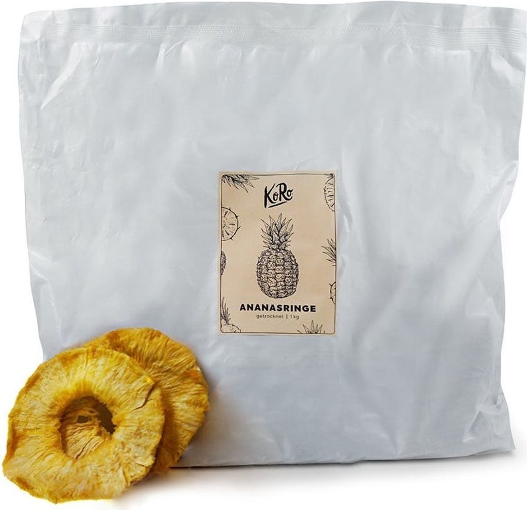 KoRo I Ananasringe ohne Zuckerzusatz 1 kg