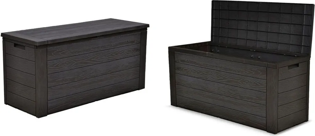 Rangement de Jardin pour Coussins et Jouets - Lot de 2 Coffres 290 Litres