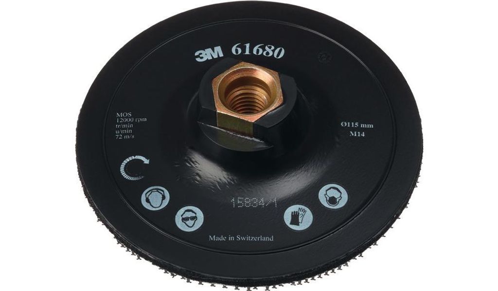 Stützteller Scotch Brite DH-AC D.125mm M14 m.Zentrierung 3M