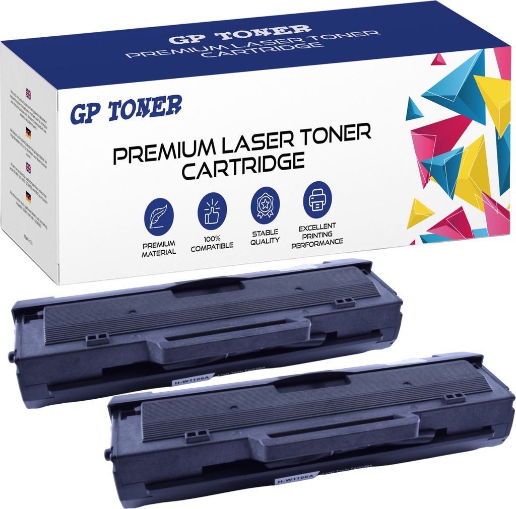 Toner kompatibel für HP W1106A 106A Laser 107a 107w MFP 135w 135wg 137fnw mit CHIP