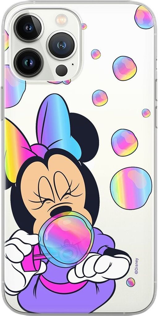 Handyhülle Minnie-052 Disney Partial Print Transparent kompatibel mit Google Pixel 7