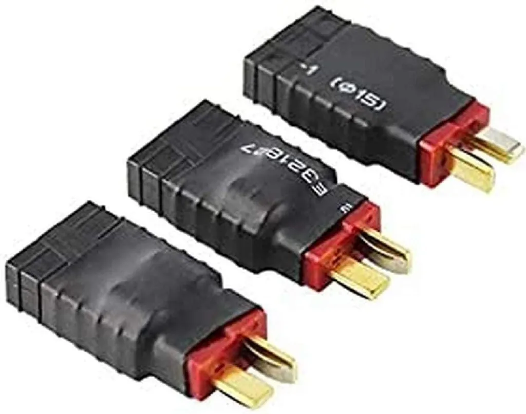 Solution Adaptateur T-Deans vers TRX pour Batterie RC LiPo - Lot de 3 PCS