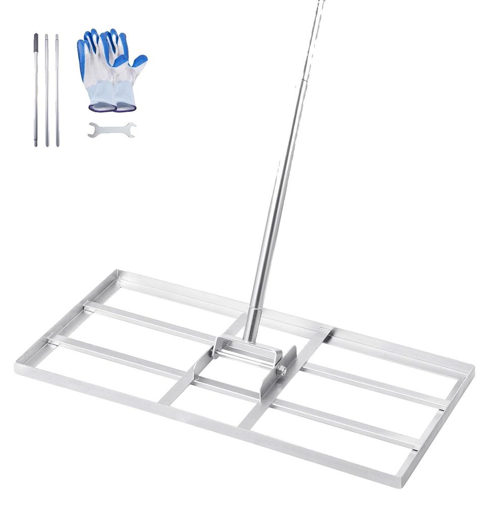 VEVOR hrábě na trávu, základní deska 355 x 762 mm, uhlíková Obrázek produktu 