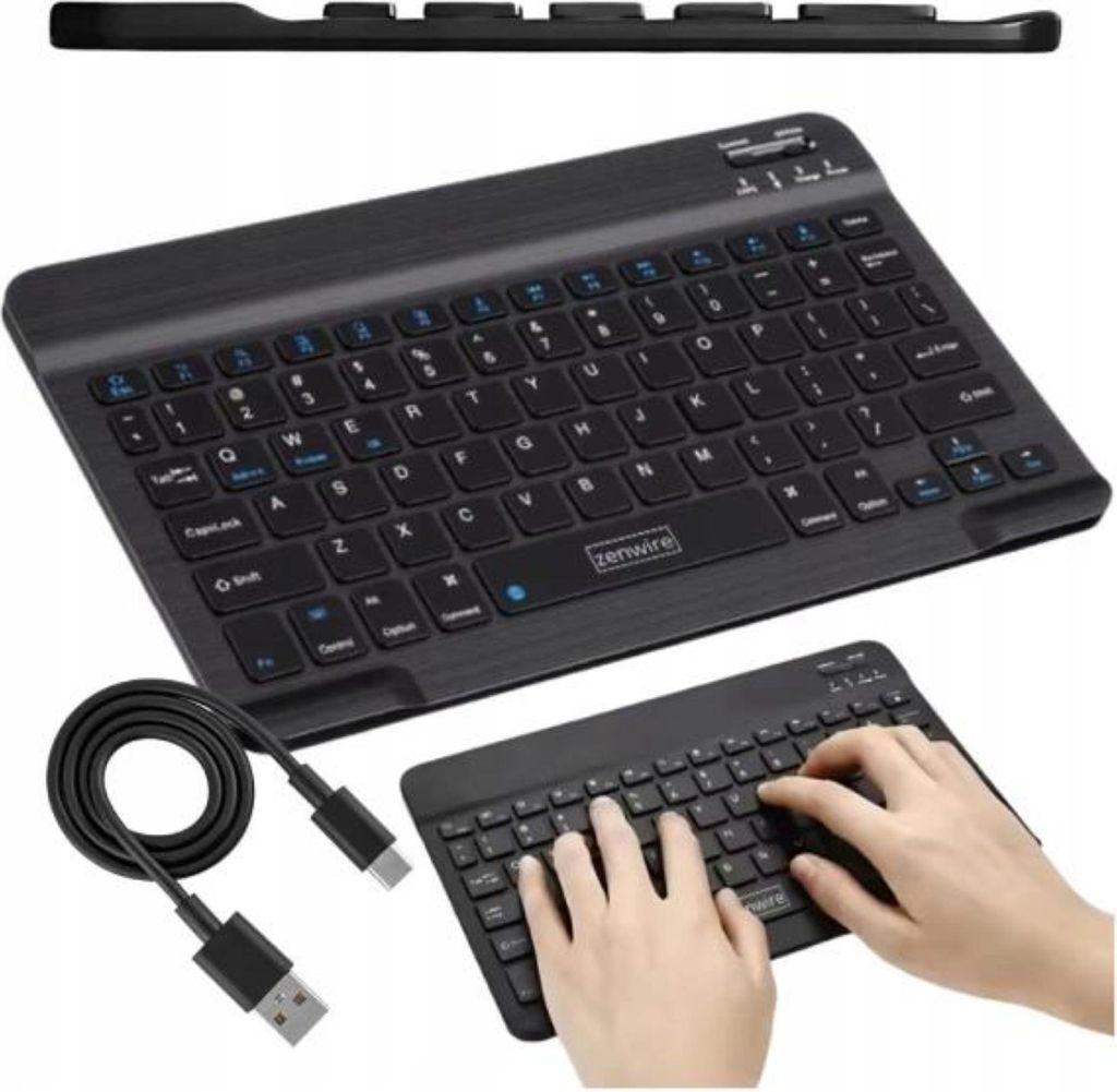 Drahtlose Tastatur - Bluetooth 5.0 - für Tablets - SLIM - Universal - Tragbar
