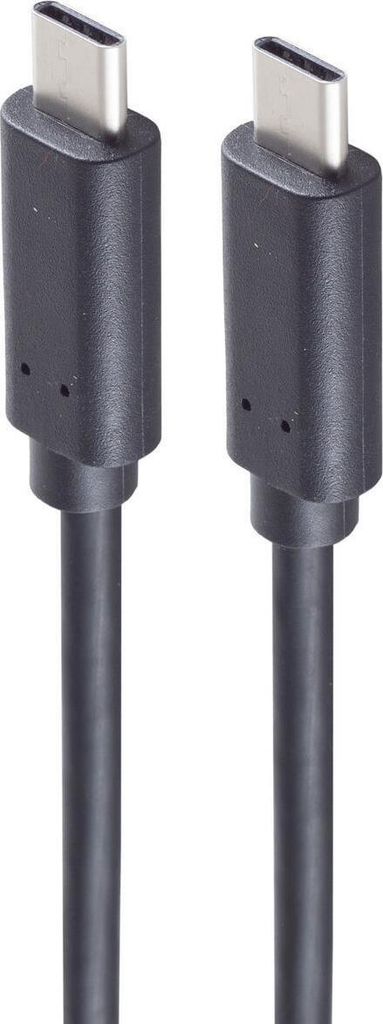 shiverpeaks BS13-48015, 0,5 m, USB C, USB C, USB4 Gen 2x2, 20 Gbit/s, Schwarz