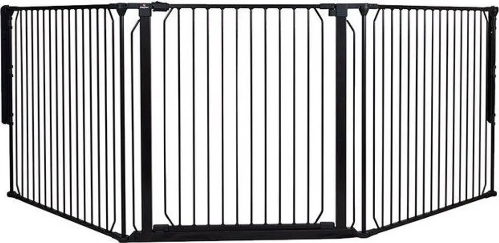 BabyDan Carl X Wide Noir Séparateur de Pièce Universel XL pour Bébé