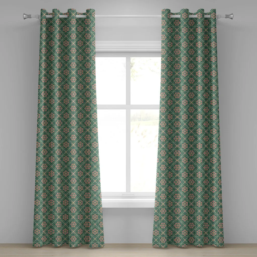 Tende per Soggiorno ABAKUHAUS Mandala 280x260 - Mosaico Etnico
