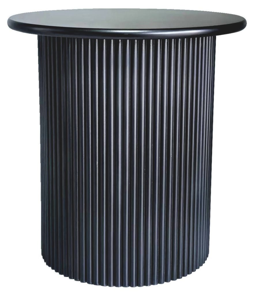 Moderner Beistelltisch WIM Schwarz MDF Breite 40 cm Höhe 41 cm