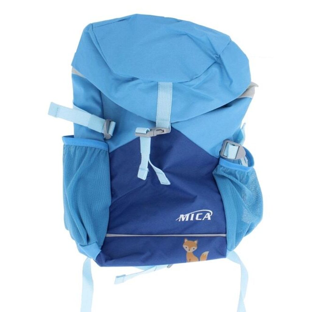 Kinderrucksack blau - aus Textil - ca. 26 x 37 x 19 cm