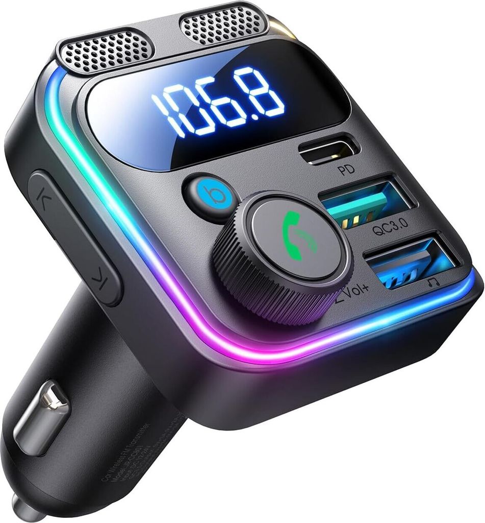 48W Bluetooth Adapter Auto FM Transmitter Kaufland