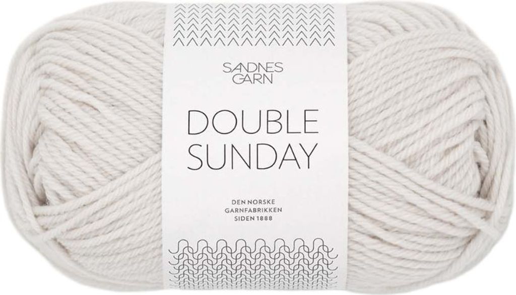Sandnes Double Sunday 50g 1015 kitt Produktbild 