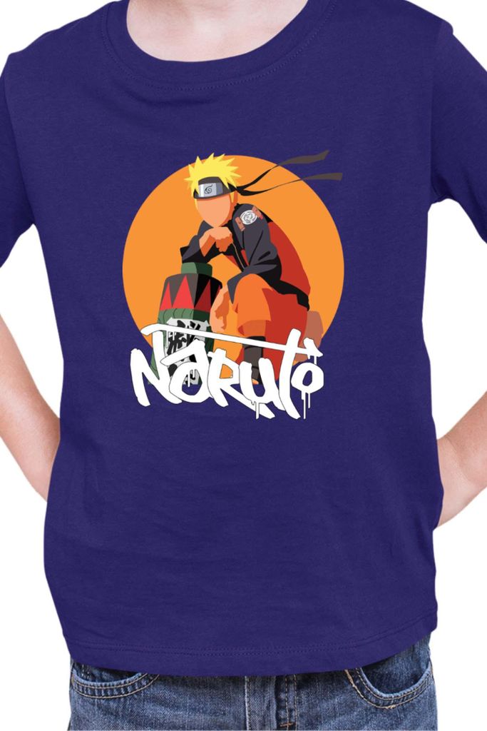 Kinder T-Shirt Naruto Naruto 04, 3-4 Jahr - 104 / Dunkelblau