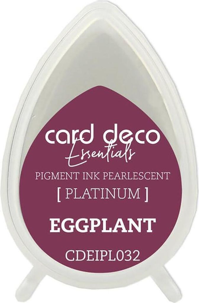 Card Deco Essentials Platinum Stempelkissen Perlmutt Aubergine