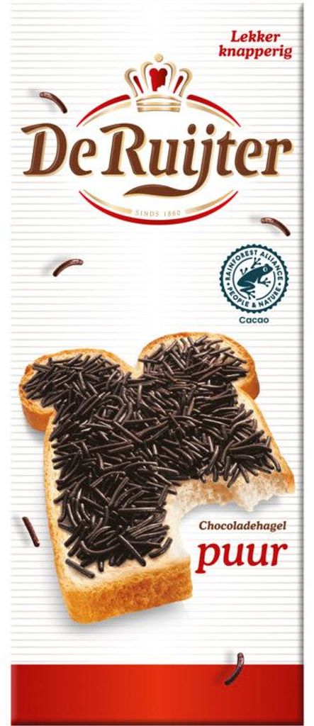 De Ruijter Chocoladehagel Puur 200g – Dunkle Produktbild 