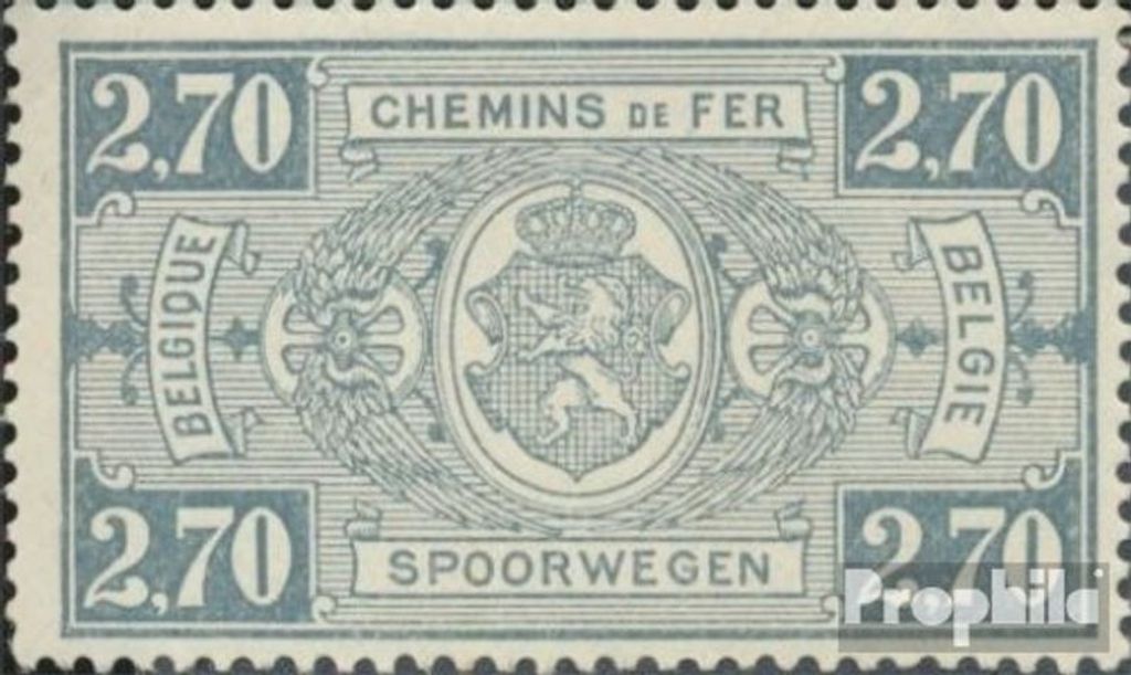Briefmarken Belgien 1923 Mi EP151 postfrisch Eisenbahnpaketmarke