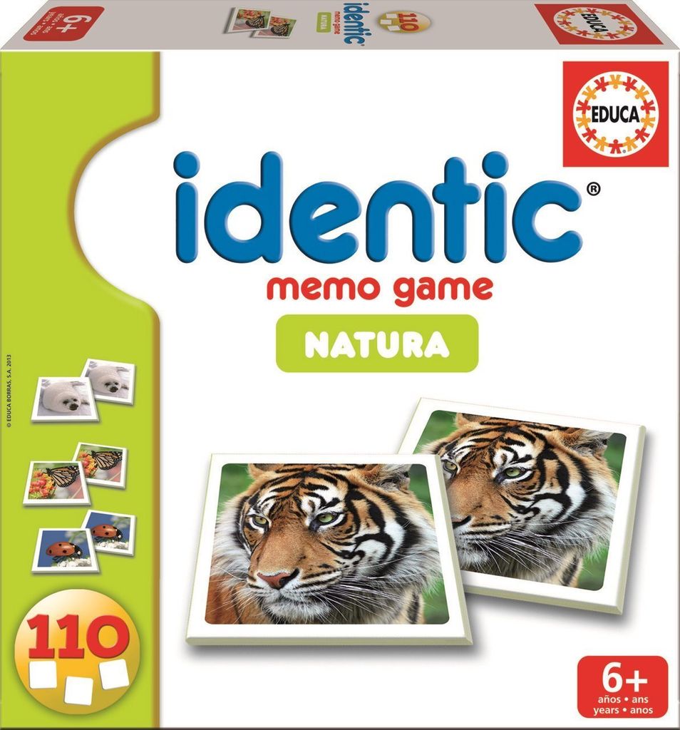 Educa Borrás 14783 - Identic Natura (110 Karten) , Produktbild 