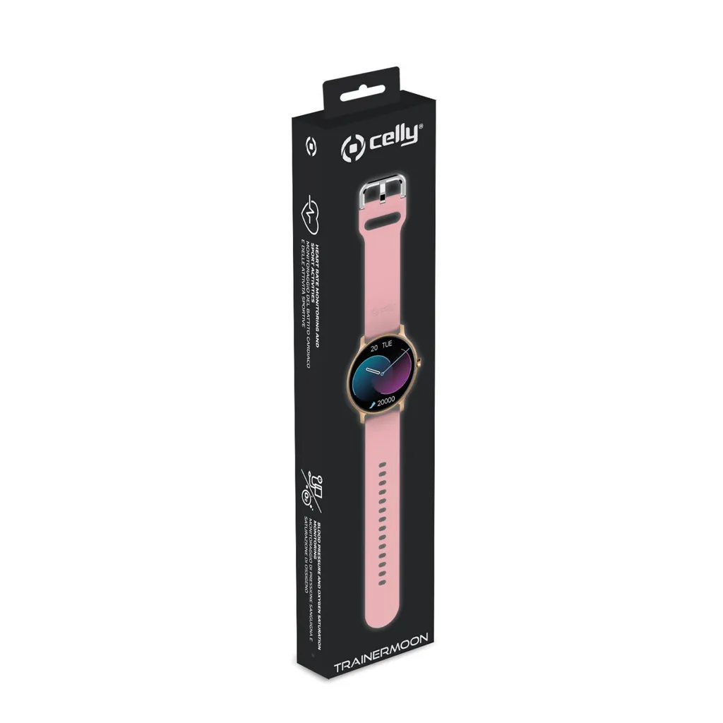 Montre connectée sport et santé Celly TRAINERMOON compatible Android et iOS