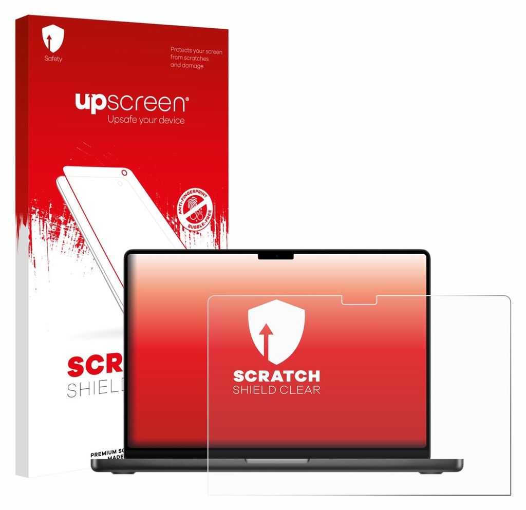 upscreen Schutzfolie für Apple MacBook Pro 14" M5 2026 Displayschutz Displayschutzfolie Folie Klar Transparent