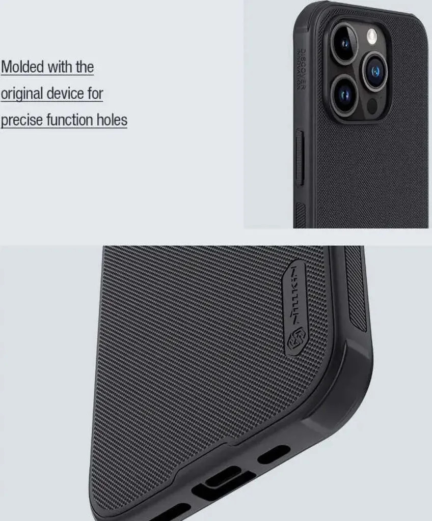 Custodia Nillkin iPhone 15 Pro Nero - Design Professionale e Sicuro - 37