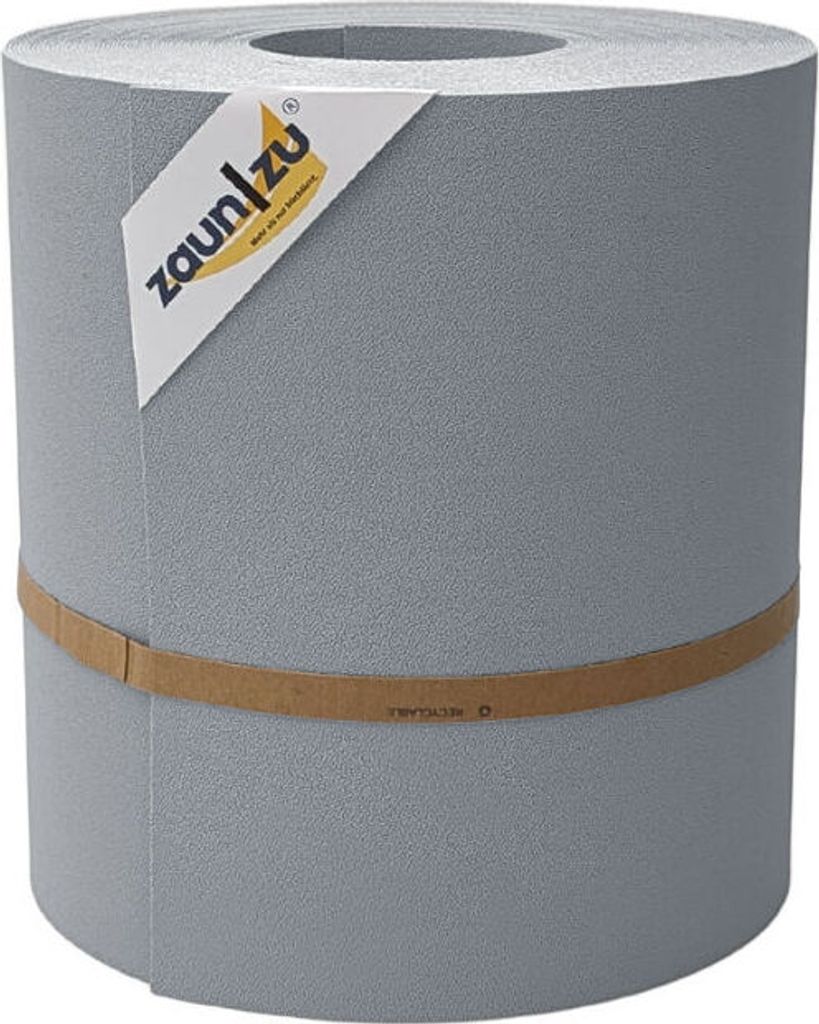 Sichtschutz zaun|zu PREMIUM MAXI 26m Rolle Zaunblende für 24cm Gittermatten Fenstergrau 26m