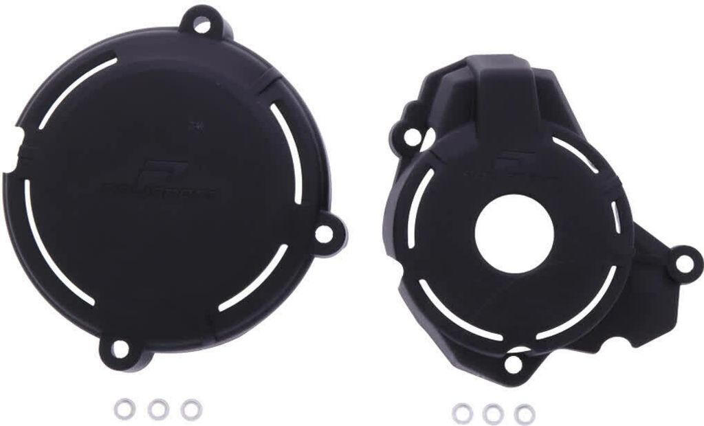 POLISPORT 91587 Schwarzer Paramotor für Sherco SEF