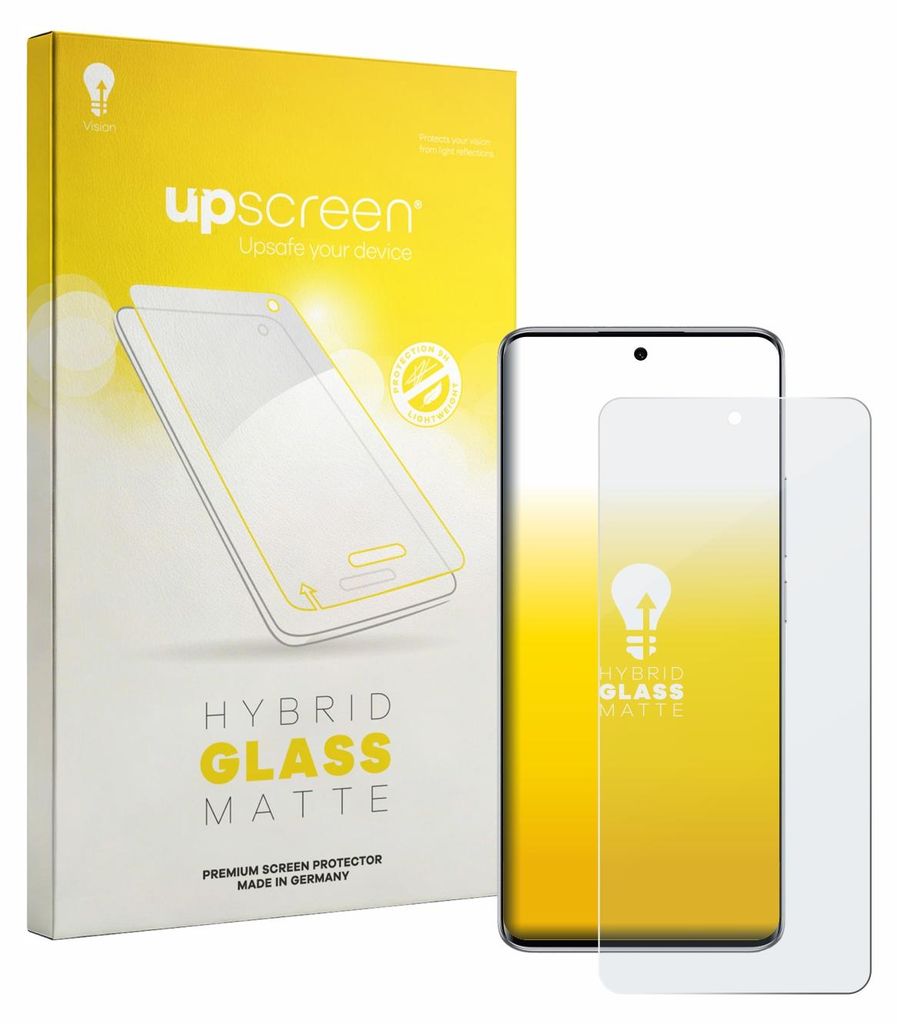 upscreen Entspiegelungs Schutzglas für Xiaomi Redmi Note 15 Special Edition Schutzfolie Panzer Folie Glas Display Schutz matt