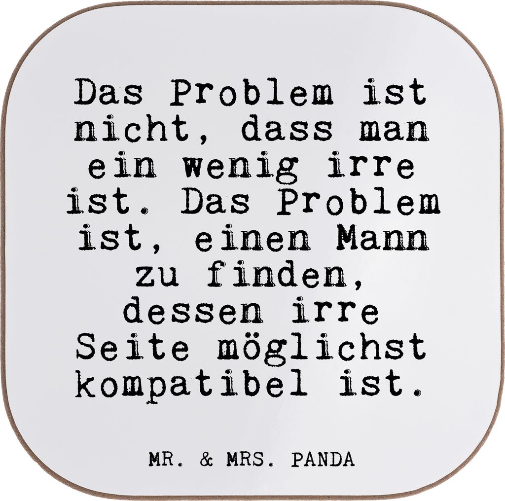 Mr. & Mrs. Panda Tischschoner Das Problem ist nicht,... - Produktbild 