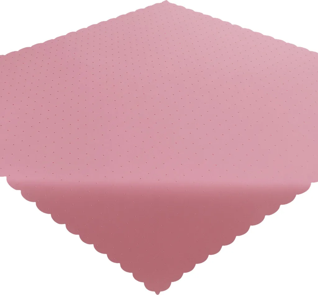 Tovaglia Rosa Scuro 110x110 in Misto Lino | Stile Rustico per Cucina