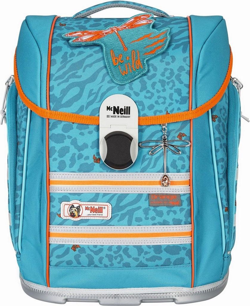 McNeill Schulranzen Set 4-tlg. Ergo Primero McLight Orange Produktbild 